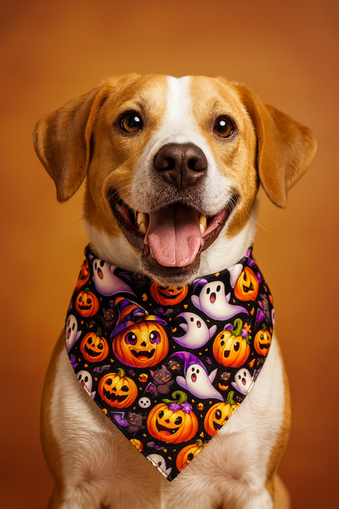 Halloween Dog Bandana POD trends 2025