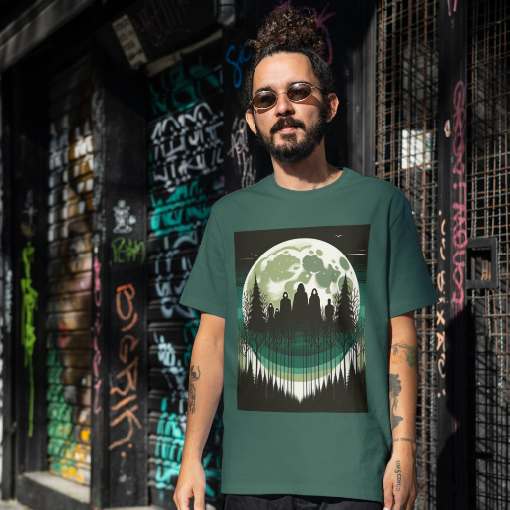 Gothic Halloween POD t shirt design trends 2025