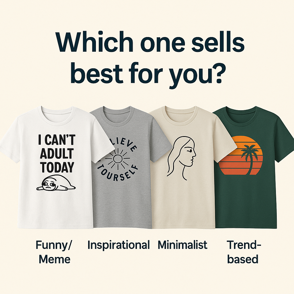 What Types of T-Shirt Designs Sell Best on Shopify in 2025?